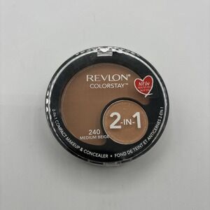 Revlon Colorstay 2 in 1‎ Compact Makeup & Concealer 240 Medium Beige